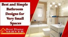 Best and Simple Bathroom Designs for Very Small Spaces